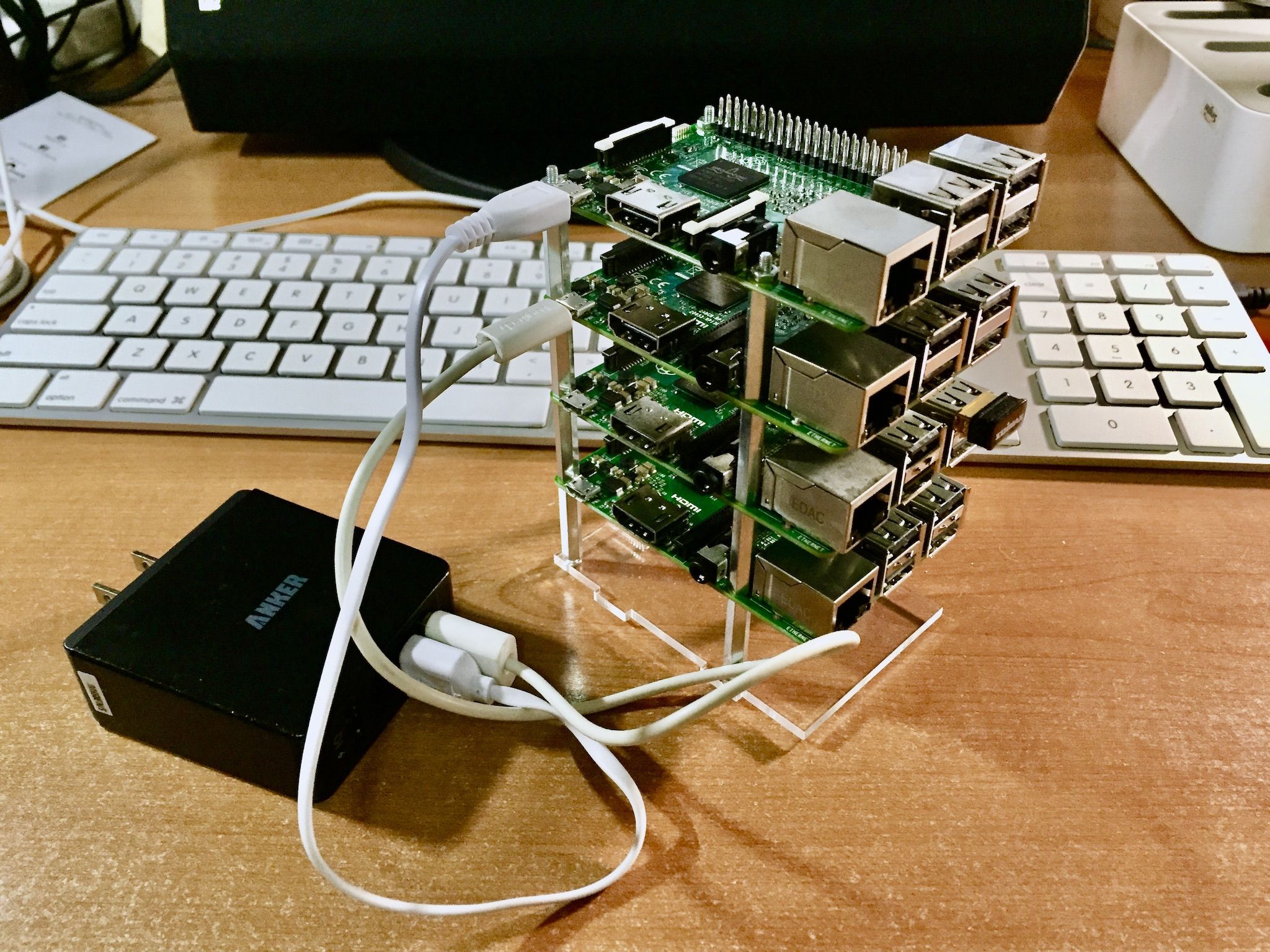 An older cluster of Pi3